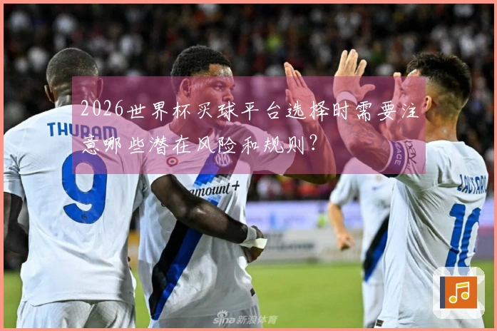 2026世界杯买球平台选择时需要注意哪些潜在风险和规则？